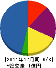 竹山建設 貸借対照表 2011年12月期