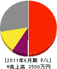 橋本設備工業 損益計算書 2011年6月期