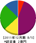 大誠工業 貸借対照表 2011年12月期
