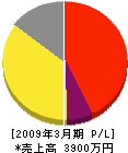 東京電設 損益計算書 2009年3月期