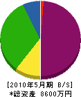小川工業 貸借対照表 2010年5月期