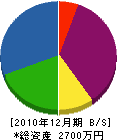 アサノ 貸借対照表 2010年12月期