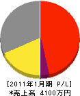 中田組 損益計算書 2011年1月期