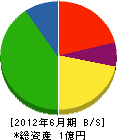 弓矢組 貸借対照表 2012年6月期