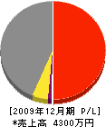 福岡組 損益計算書 2009年12月期