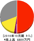 佐藤土木 損益計算書 2010年10月期