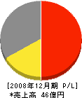 武陽ガス 損益計算書 2008年12月期