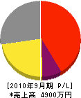 蛭田電気工業所 損益計算書 2010年9月期