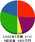 吉田建設工業 貸借対照表 2009年5月期