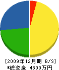 松本電業社 貸借対照表 2009年12月期