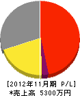 今井唯電工 損益計算書 2012年11月期