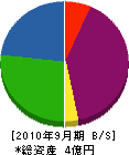 三津穗 貸借対照表 2010年9月期