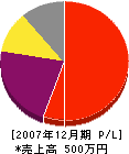 藤本造園 損益計算書 2007年12月期