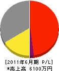 福井工業 損益計算書 2011年6月期