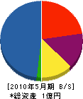 田中装建 貸借対照表 2010年5月期