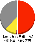 菅原組 損益計算書 2012年12月期