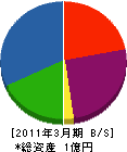 ヤマニ商店 貸借対照表 2011年3月期