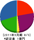 千葉ロードサービス 貸借対照表 2011年9月期