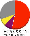 小島組 損益計算書 2007年12月期