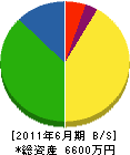 岩永工営 貸借対照表 2011年6月期