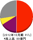 富山環境整備 損益計算書 2012年10月期