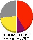 松本電気工事 損益計算書 2009年10月期