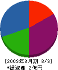 澄川設備企画 貸借対照表 2009年3月期