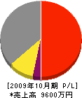 岡本電気商会 損益計算書 2009年10月期