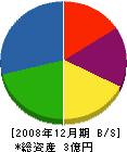 佐藤重工業 貸借対照表 2008年12月期