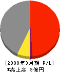 松本工業 損益計算書 2008年3月期