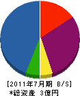 鈴＊ 貸借対照表 2011年7月期