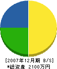 脇谷電気工業 貸借対照表 2007年12月期