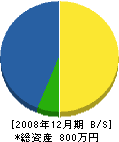 相田造園 貸借対照表 2008年12月期
