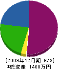 ＊松和男板金工業 貸借対照表 2009年12月期