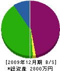 宮崎配管 貸借対照表 2009年12月期