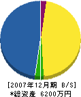 榎本建設 貸借対照表 2007年12月期
