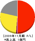 ハツタテクノ九州 損益計算書 2009年11月期