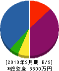 昭和良建設 貸借対照表 2010年9月期