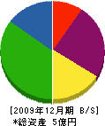 中川運輸 貸借対照表 2009年12月期