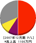 角田組 損益計算書 2007年12月期