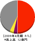 田崎鉄工 損益計算書 2009年4月期