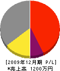 髙橋工務店 損益計算書 2009年12月期