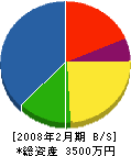 グリーン伊藤 貸借対照表 2008年2月期