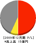 戸田組 損益計算書 2009年12月期