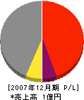 細田建設 損益計算書 2007年12月期