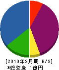埼和土建工業 貸借対照表 2010年9月期