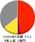 栄美寿造園 損益計算書 2009年9月期