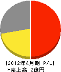 中日本産業 損益計算書 2012年4月期