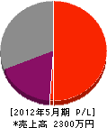 斉藤建設 損益計算書 2012年5月期