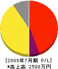 柿塚国男石材店 損益計算書 2009年7月期